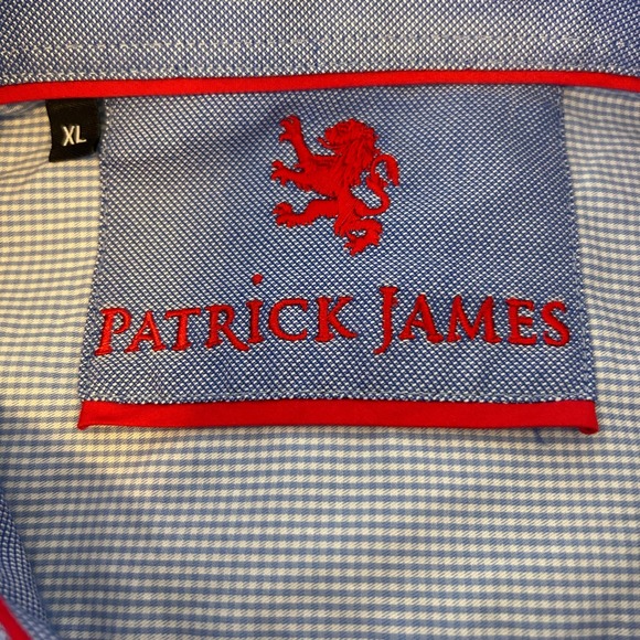 Patrick James Luchiano Mens XL Long Sleeve Striped Button Up‎ Shirt - Picture 6 of 8